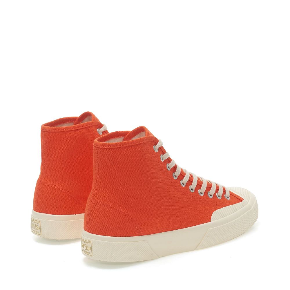 Superga 2433 Red High Top Sneakers - Men's Sneakers USA | US2733628